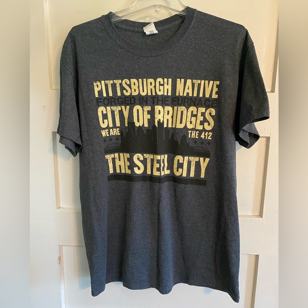 Pittsburgh Native City of Bridges The Steel City Shirt like new